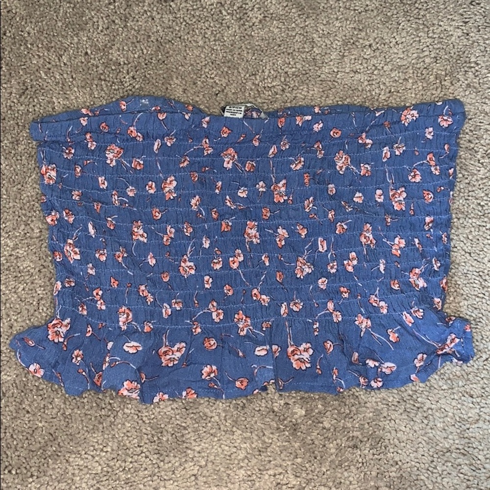 Floral tube top - Picture 1 of 3